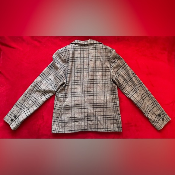 Oner Women's Long Sleeve Collared Multicolor Lined Two Button Blazer Size: L - Picture 9 of 11